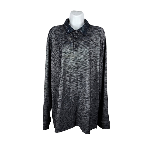 STONE ROSE FLAME KNIT LONG SLEEVE SHIRT - Picture 1 of 11